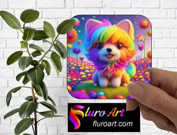 Coaster - Fluffy Dog 3