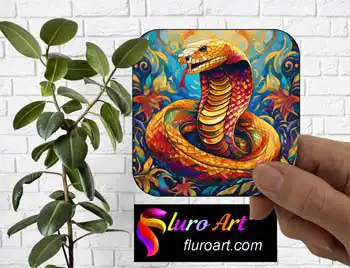 Coaster - Cobra Golden King Snake