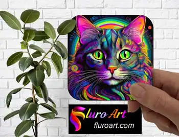 Coaster - Abstract Cat