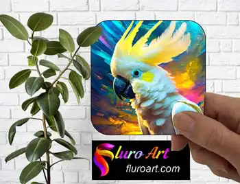 Coaster - Cockatoo Yellow Sulphur Crested 2