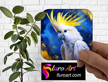 Coaster - Yellow Creasted Cockatoo 2