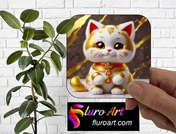 Coaster - Kitten Cat Gold 2