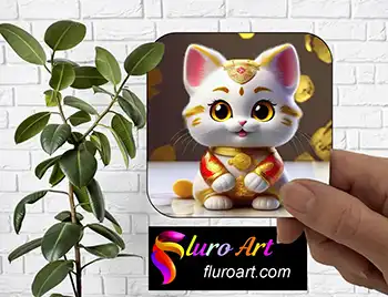 Coaster - Kitten Cat Gold 4