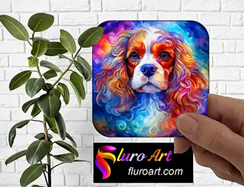 Coaster - Cavalier King Charles Spaniel Dog 2