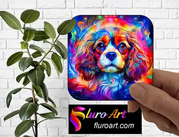 Coaster - Cavalier King Charles Spaniel Dog 3