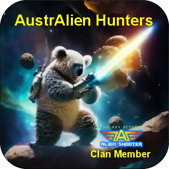 Coaster - AustrAlien Hunters Clan Members